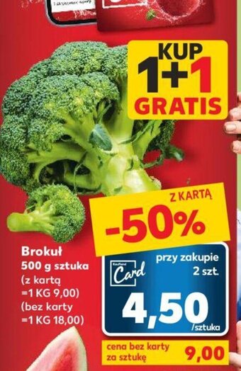 Kaufland Brokuł 500g oferta