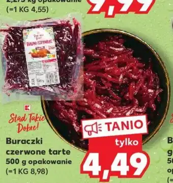 Kaufland Buraczki czerwone tarte 500g oferta