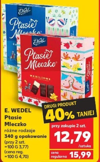 Kaufland E. Wedel Ptasie Mleczko 340g oferta
