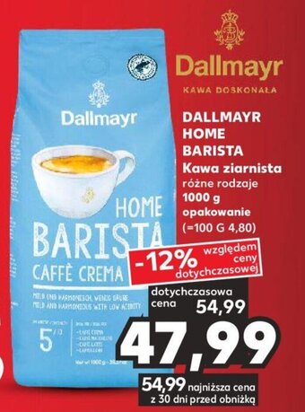 Kaufland Dallmayr Home Barista Kawa ziarnista 1000g oferta