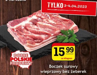 Gram Market Boczek surowy wieprzowy bez żeberek 1kg oferta