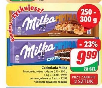 Dino Czekolada peanut caramel milka mmmax oferta