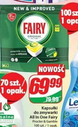 Dino Tabletki do zmywarki lemon fairy all in 1 oferta