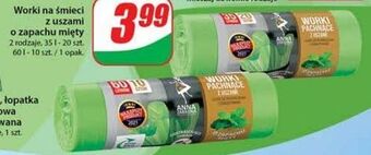 Dino Worki na śmieci z uszami 60 l miętowe anna zaradna oferta