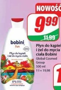 Dino Płyn do kąpieli i żel mycia ciała truskawka bobini fun oferta