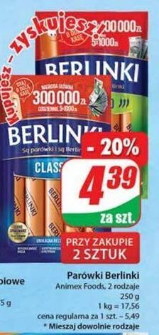 Dino Parówki classic morliny berlinki oferta