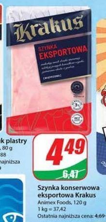 Dino Szynka eksportowa krakus animex oferta