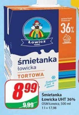 Dino Śmietanka uht 36 % łowicz 1906 łowicka oferta