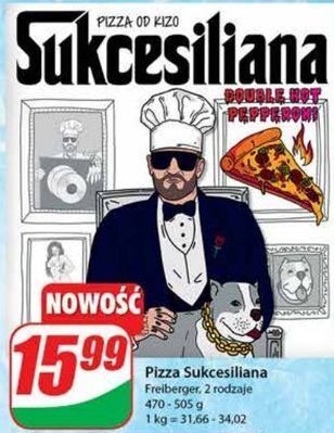 Dino Pizza double hot pepperoni sukcesiliana oferta