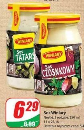 Dino Sos czosnkowy winiary oferta