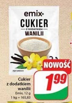Dino Cukier z dodatkiem wanilii emix oferta