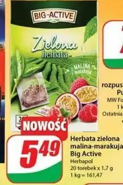 Dino Herbata z maliną i marakują big-active zielona oferta