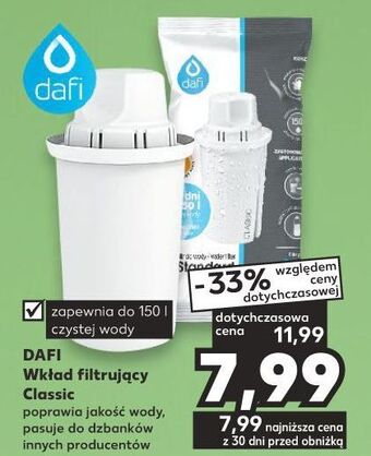Kaufland Wkład filtrujący classic dafi oferta