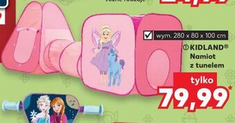 Kaufland Namiot z tunelem 280 x 80 100 cm kidland oferta