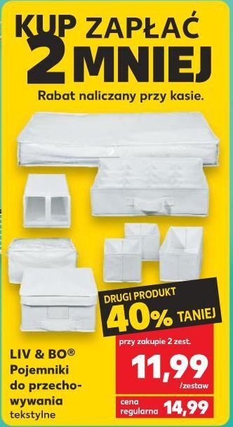 Kaufland Pojemnik do przechowywania liv & bo oferta