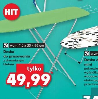 Kaufland Deska do prasowania 110 x 30 cm oferta