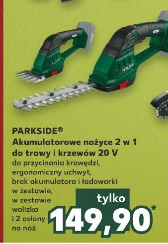 Kaufland Nożyce akumulatorowe żywopłotu 20v parkside oferta