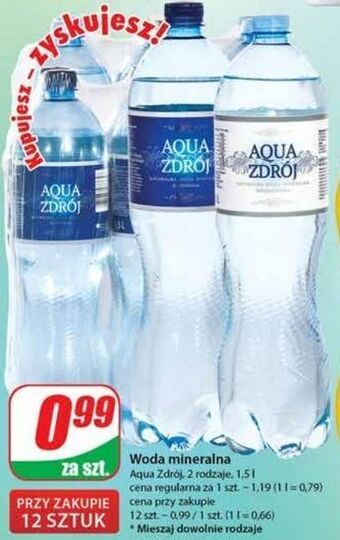 Dino Woda gazowana aqua zdrój oferta