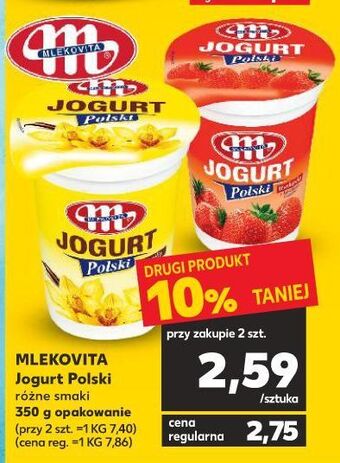 Kaufland Jogurt waniliowy mlekovita polski oferta