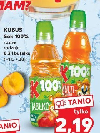 Kaufland Sok multiwitamina kubuś 100% oferta