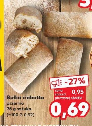 Kaufland Bułka ciabatta pszenna oferta