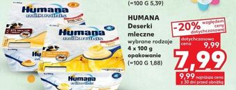 Kaufland Deser mleczny bananowy humana oferta