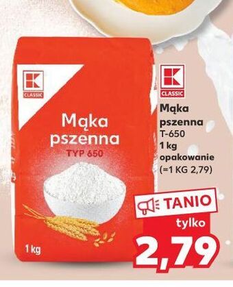 Kaufland Mąka pszenna tortowa typ 650 k-classic oferta