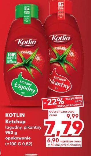 Kaufland Ketchup łagodny kotlin oferta
