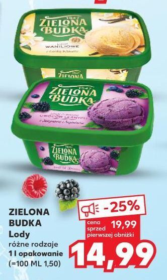 Kaufland Lody waniliowe z laską wanilii zielona budka oferta