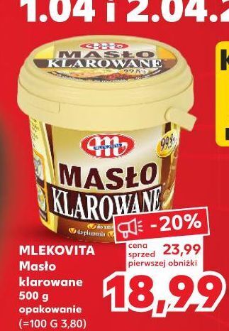 Kaufland Masło klarowane mlekovita klarowane oferta