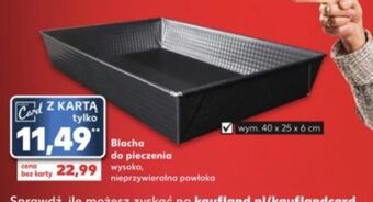 Kaufland Blacha 40 x 25 6 cm oferta