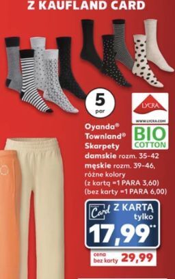 Kaufland Skarpetki męskie krótkie 39-46 townland oferta