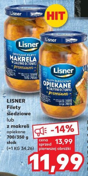 Kaufland Makrela opiekana w zalewie octowej lisner oferta