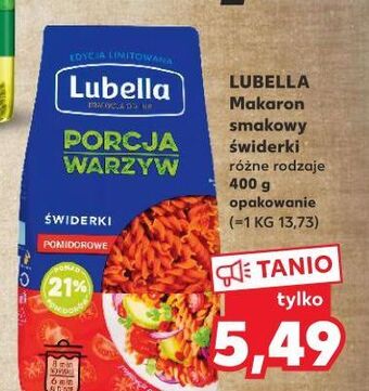 Kaufland Makaron świderki z pomidorami lubella vega oferta