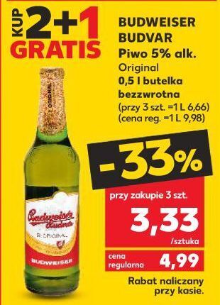 Kaufland Piwo budweiser oferta