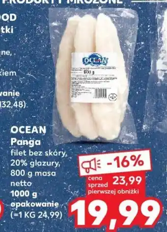 Kaufland Ocean Panga Filet bez skóry 800g oferta