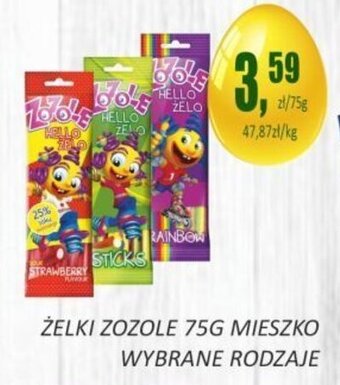 Społem Mieszko Żelki zozole 75g oferta