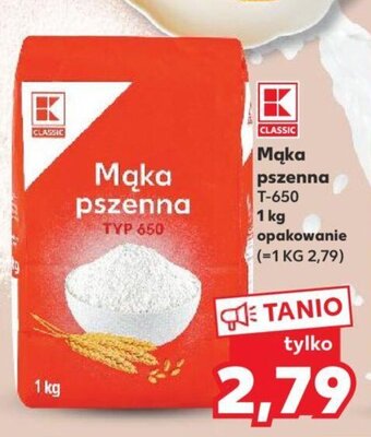 Kaufland Mąka pszenna 1kg oferta