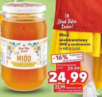 Kaufland Miód wielokwiatowy 1kg oferta