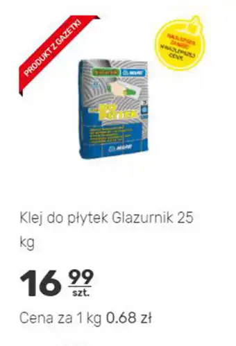 Bricomarche Klej do płytek Glazurnik 25kg oferta