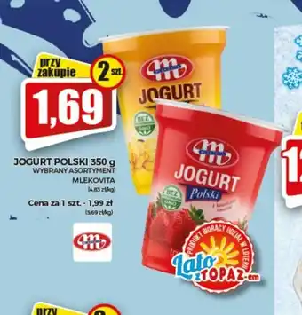 Topaz Jogurt Polski 350g oferta