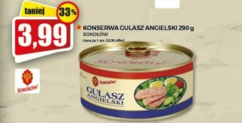 Topaz Konserwa gulasz angielski 290g oferta