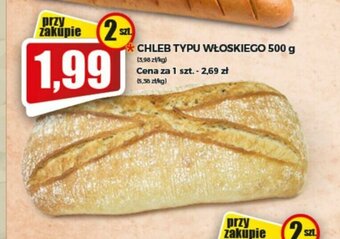 Topaz Chleb typu włoskiego 500g oferta
