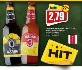 Topaz Piwo Warka Radler 500ml oferta