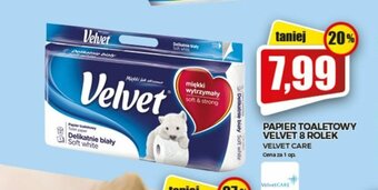 Topaz Papier toaletowy Velvet 8 rolek oferta