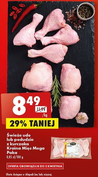 Biedronka Udo z kurczaka kraina mięs oferta