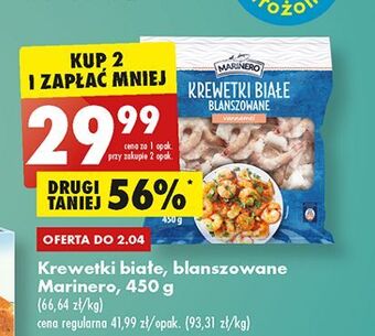 Biedronka Krewetki białe marinero oferta