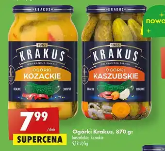 Biedronka Ogorki kozackie krakus maspex oferta