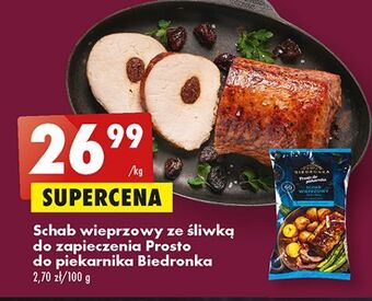 Biedronka Schab wieprzowy ze śliwką biedronka prosto do piekarnika oferta
