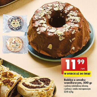Biedronka Babka waniliowa z polewą mleczną amicake oferta